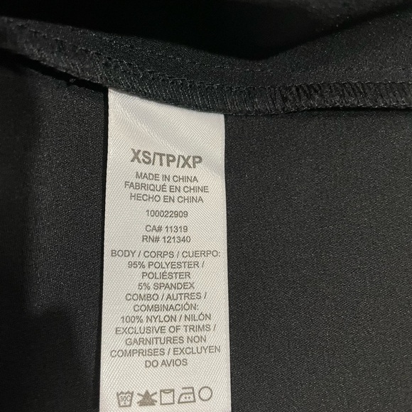 Dynamite Peplum Tank Top with Lace Chest, Backless, Black, Size XS - Picture 6 of 8